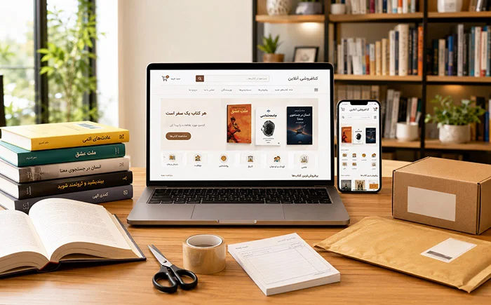 راهنمای کامل طراحی یک فروشگاه اینترنتی کتاب