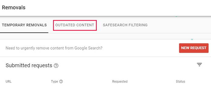 Outdated Content