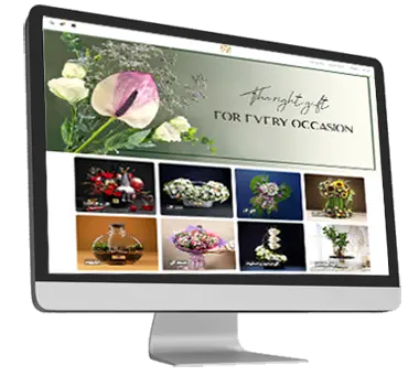 نمونه کار سایت گل فروشی