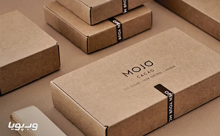 چاپ لوگو یا شعار برند روی جعبه چاپ لوگو یا شعار برند روی جعبه