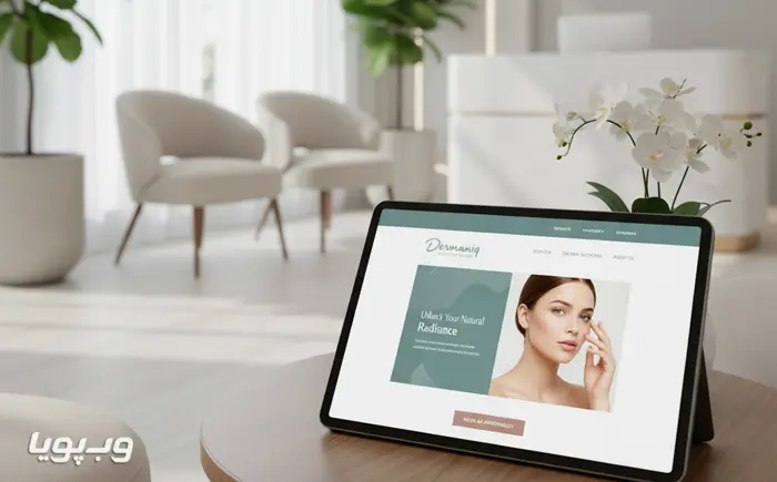 طراحی سایت مرکز خدمات پوستی و زیبایی