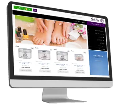 طراحی سایت آرایشگاه زنانه