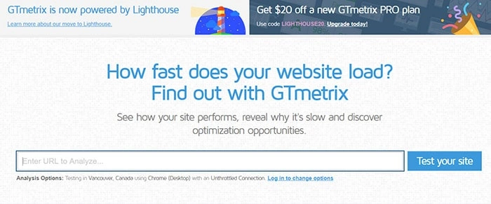 gtmetrix-min 15 مورد از بهترین ابزارهای رایگان گوگل برای سئو