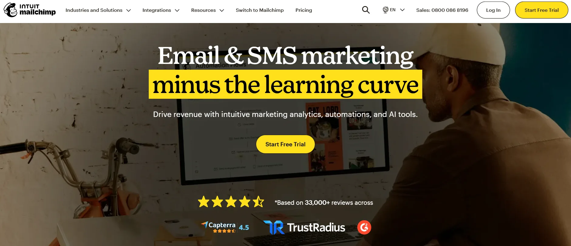 نرم افزار ایمیل مارکتینگ رایگان mailchimp