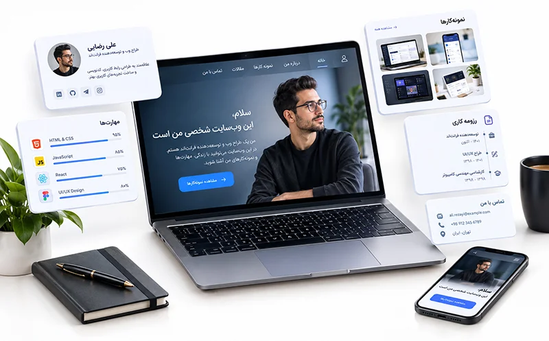 طراحی سایت شخصی