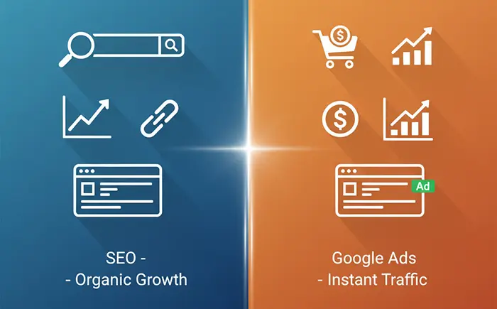 سئو یا گوگل ادوردز؟ سئو یا گوگل ادوردز؟