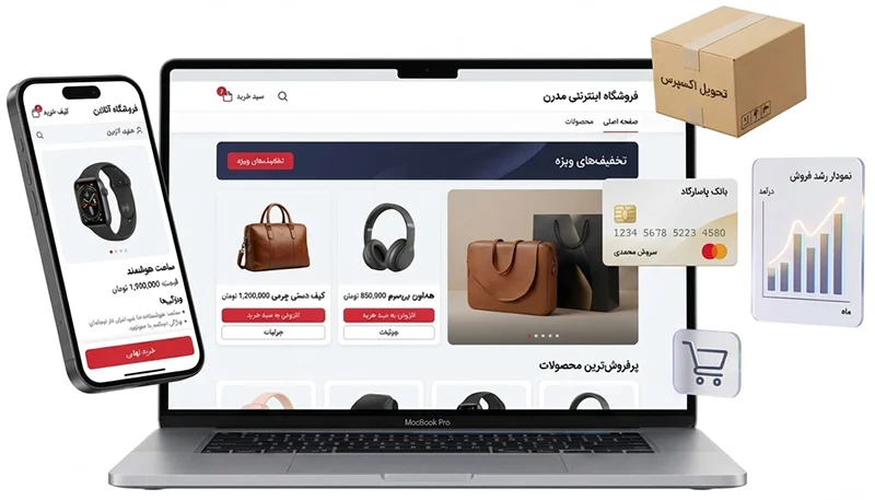 طراحی فروشگاه اینترنتی طراحی فروشگاه اینترنتی