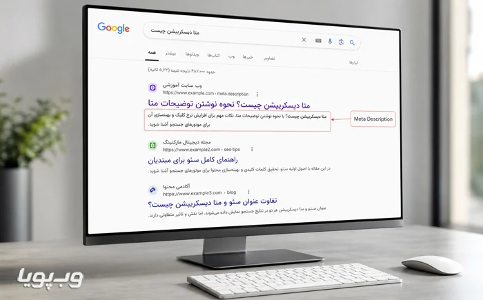 متا دیسکریپشن چیست متا دیسکریپشن چیست