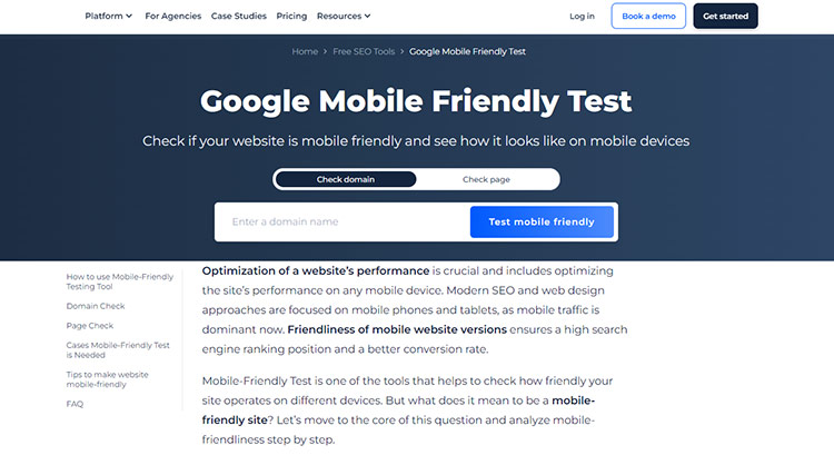 ابزار Google Mobile Friendly Test