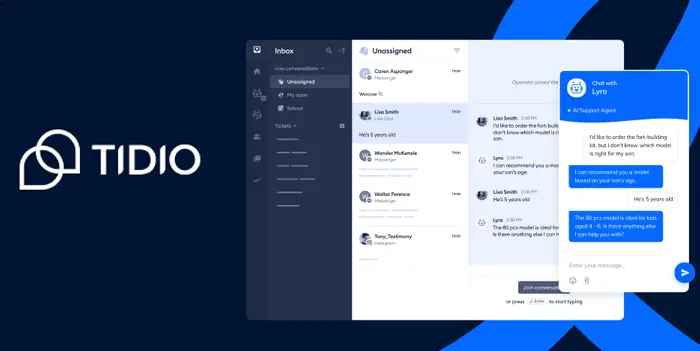 افزونه Tidio افزونه Tidio