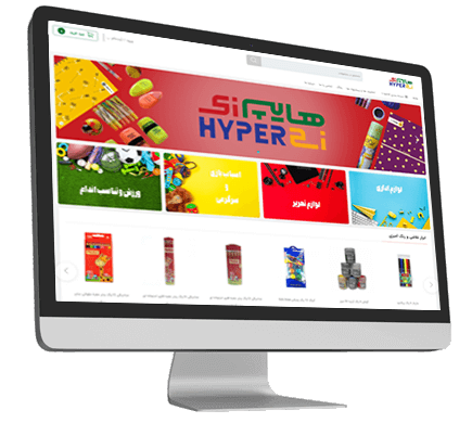 نمونه کار فروشگاه اینترنتی لوازم التحریر